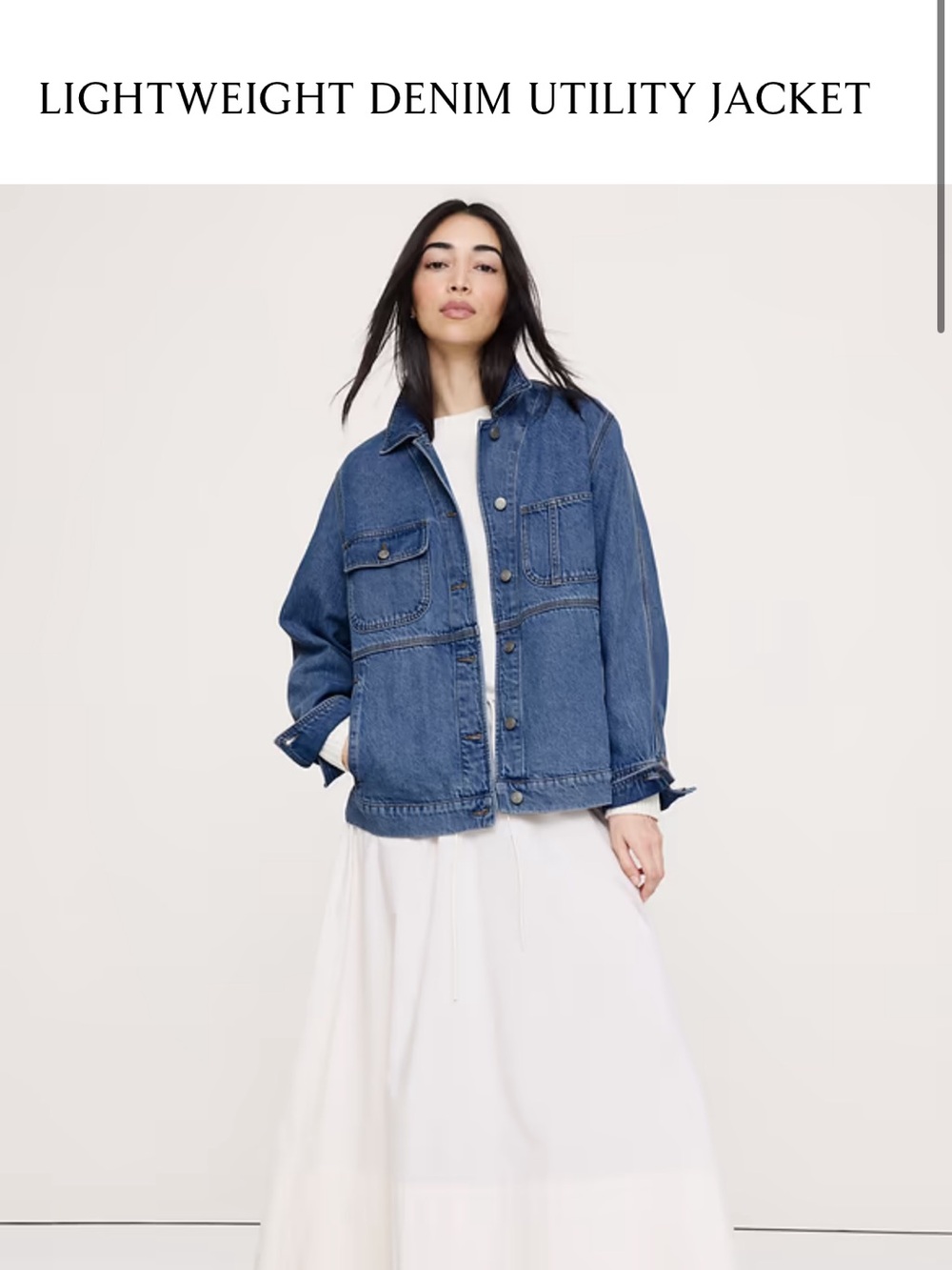 Banana Republic Classic Blue Denim Jacket - Women